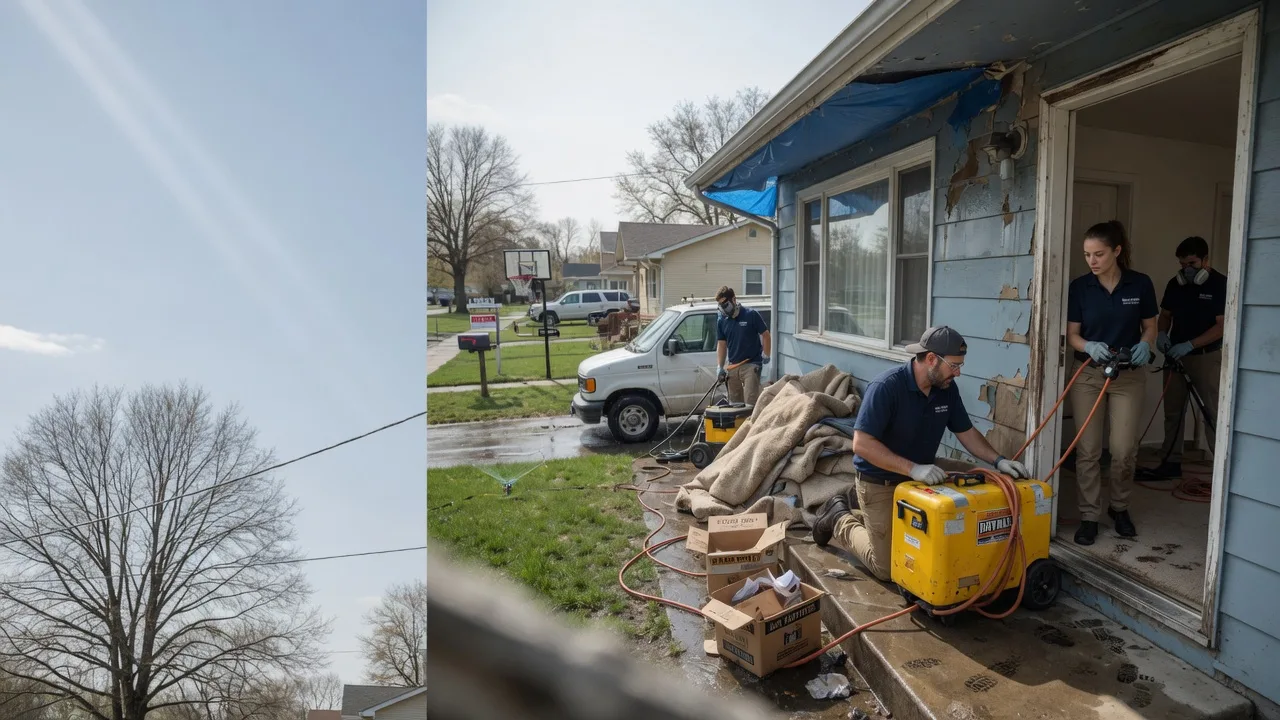 Basement Flood Cleanup in Reading, KS near me